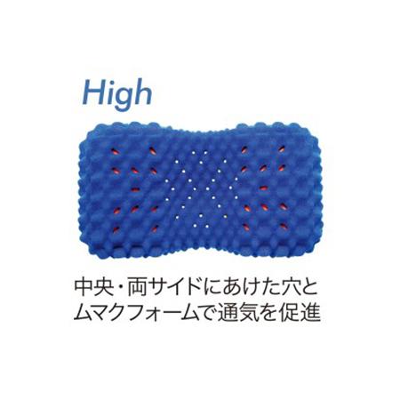 枕 西川 AIR 3Dピロー 枕 ブルー High