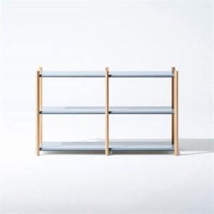 ふるさと納税 【Fulcrum】Baguette shelf シェルフ/3段×2列(グレー)_雑貨・日用品  家具・インテリア _【1602679】 山口県柳井市_1