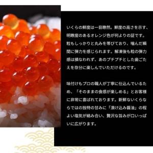 ふるさと納税 いくら 醤油漬け 200g (100g×2P) 北海道 鮭卵 訳あり 冷凍 尾張まるはち 愛知県名古屋市の画像
