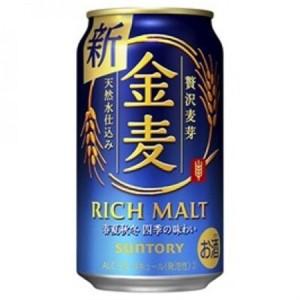 ふるさと納税 【毎月定期便】サントリー 金麦 350ml×24本全6回_酒・アルコール 発泡酒    定期便 定期便  _【4065620】 群馬県館林市の画像