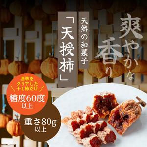 ふるさと納税 S111-007_和スイーツ!天授柿(干し柿) 80g×1個 熊本県天草市_1