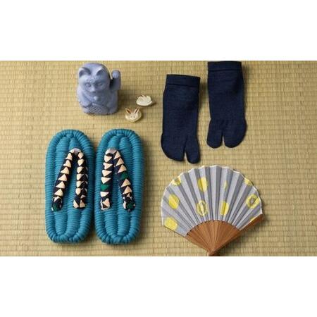 ふるさと納税 布ぞうり MERI 八つ橋　布草履 室内履き 健康 洗える 墨田区 L：26cm 東京都墨田区_3