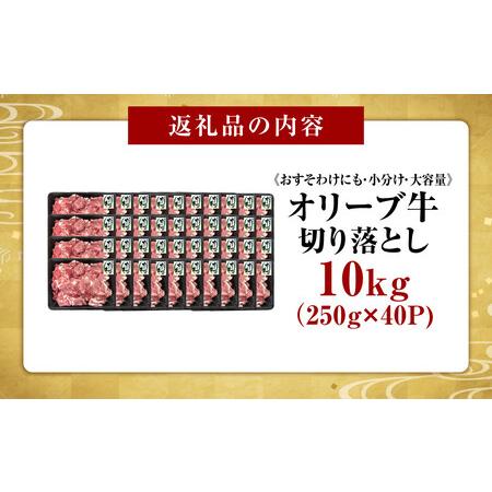 ふるさと納税 《おすそわけにも・小分け・大容量》オリーブ牛切り落とし10kg 香川県坂出市_4
