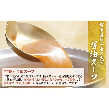 ふるさと納税 Y61-01R09 【7営業日以内発送】博多若杉 【訳あり】牛もつ鍋セット(2人前×5) 10人前 もつ鍋 福岡県福智町