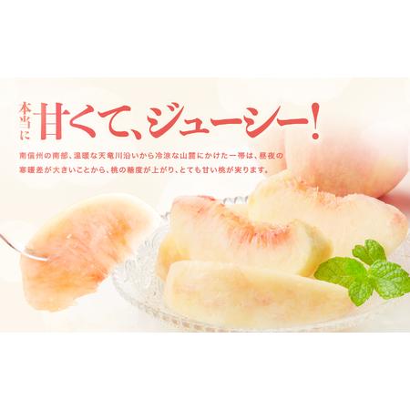 ふるさと納税 長野県産 桃 あかつき 秀品 約3kg〈2026年7月中旬〜8月中旬発送〉| 長野県 飯田市 長野県飯田市の画像