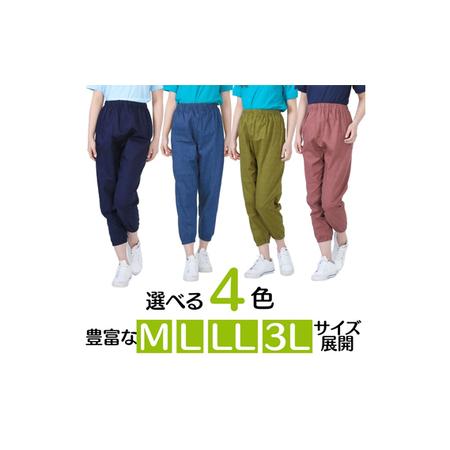 ふるさと納税 【広島米寿記念品選定】もんぺ4色セット レディース（和風無地綿100％）＜Mサイズ＞ No.1089-01 広島県府中市の画像