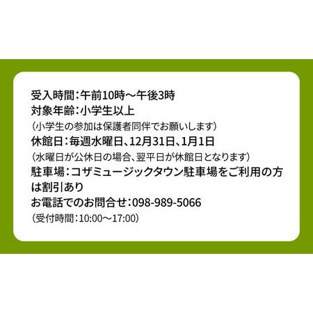 ふるさと納税 エイサー体験 （3名様） エイサー 沖縄 旅行 体験チケット 体験型 沖縄市 / エイサー会館 [BCCF003] 沖縄県沖縄市の画像
