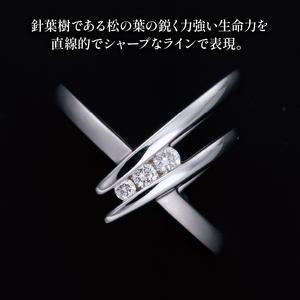 ふるさと納税 ダイヤモンド ジュエリー リング アクセサリー パイナス シリーズ HARA RING 宝石 宝飾品 プラチナ 指輪 karati セスタディカラッ.. 静岡県沼津市の画像