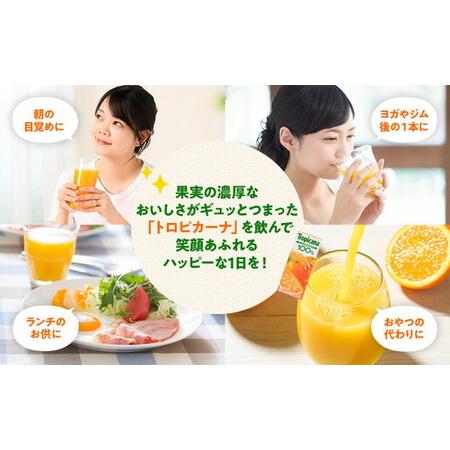 ふるさと納税 【定期便4ヶ月】トロピカーナ 100％ オレンジ 250ml LLスリム×24本 ※離島への配送不可 茨城県常総市