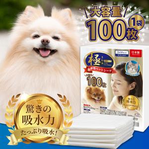 ふるさと納税 ペットシーツ 【極】シリーズ 薄型ワイド 400枚 ペット用 犬用 猫用 トイレシーツ 日用品 ペット用品 大容量 防災 備蓄 消耗品 ド.. 静岡県富士市_1