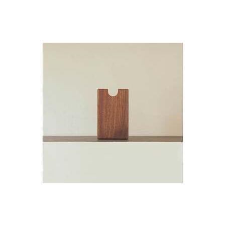 ふるさと納税 木の名刺入れ[ブラックウォルナット] 名刺入れ 名刺 木製 木 木目 コンパクト ビジネス 社会人 北海道 北広島市 北海道北広島市