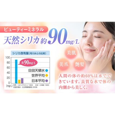ふるさと納税 【全5回定期便】 日田天領水 500ml×24本 天然水 備蓄 防災 ミネラルウォーター シリカ[AREG043] 大分県日田市の画像