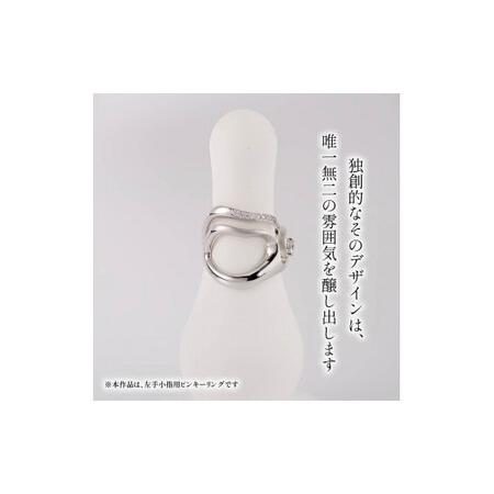 ふるさと納税 ダイヤモンド ピンキーリング ガウディシリーズ KARATI ダイヤモンド 静岡県沼津市の画像