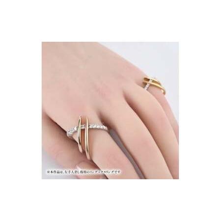 ふるさと納税 K18 ダイヤモンド リング ピンクゴールド KARATI ダイヤモンド HARA RING  静岡県沼津市の画像