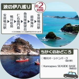 ふるさと納税 【千葉県鴨川市】観光タクシー貸切利用券 ３時間（定員４名／１台）　[0081-0001] 千葉県鴨川市_2
