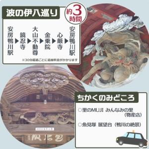 ふるさと納税 【千葉県鴨川市】観光タクシー貸切利用券 ３時間（定員４名／１台）　[0081-0001] 千葉県鴨川市_4