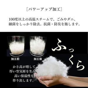 ふるさと納税 羽毛布団 シングル ホワイトダックダウン85% 本掛けLight 布団 フレール 京都府亀岡市の画像