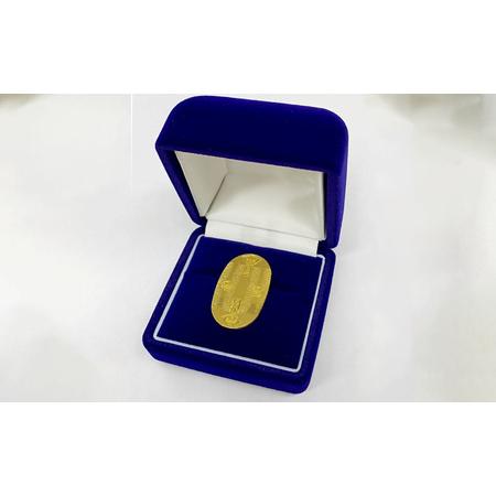 ふるさと納税 純金 造幣局検定刻印入り 純金 10g 小判 茨城県つくば市の画像