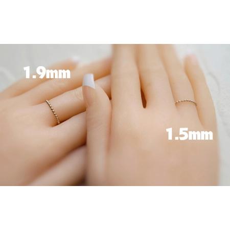 ふるさと納税 K14GF リング アクセサリー ゴールド ボールワイヤー リング 選べるサイズ 指輪 アクセサリー ジュエリー  神奈川県藤沢市の画像