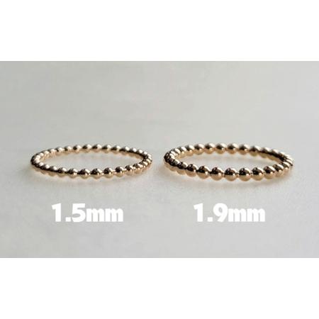 ふるさと納税 K14GF リング アクセサリー ゴールド ボールワイヤー リング 選べるサイズ 指輪 アクセサリー ジュエリー  神奈川県藤沢市の画像