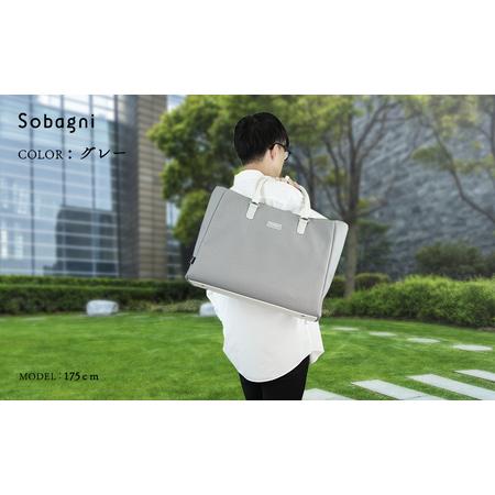 ふるさと納税 Sobagni ボストンバッグ -PRATO- ゴルフ カバン バッグ グレー 静岡県浜松市の画像