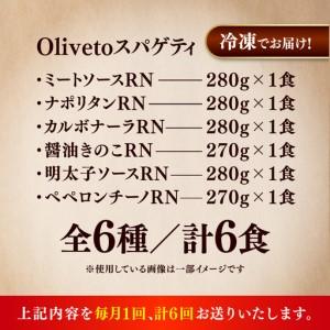 ふるさと納税 全6回定期便 スパゲティ 6種類×1食(計6食) スパゲティ BHAY017 熊本県菊陽町_4