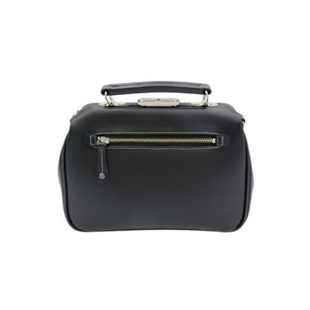 ふるさと納税 パトリックダレスバッグ (No.K3894-01) ブラック / 木和田 ダレスバッグ 収納力 本革 ショルダーベルト付き 底鋲 重厚感 高級 かば.. 兵庫県豊岡市の画像