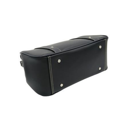 ふるさと納税 パトリックダレスバッグ (No.K3894-01) ブラック / 木和田 ダレスバッグ 収納力 本革 ショルダーベルト付き 底鋲 重厚感 高級 かば.. 兵庫県豊岡市の画像
