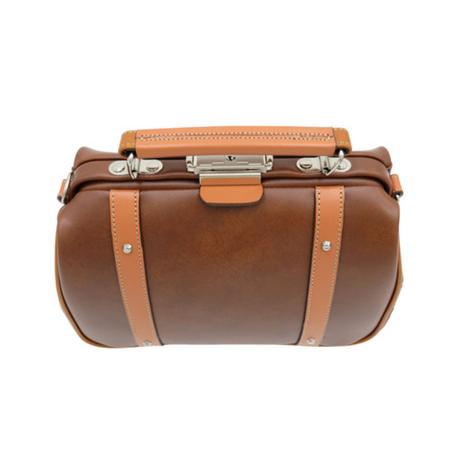 ふるさと納税 パトリックダレスバッグ (No.K3894-22) レッドブラウン / 木和田 ダレスバッグ 収納力 本革 ショルダーベルト付き 底鋲 重厚感 高.. 兵庫県豊岡市の画像