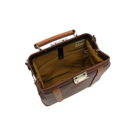 ふるさと納税 パトリックダレスバッグ (No.K3894-22) レッドブラウン / 木和田 ダレスバッグ 収納力 本革 ショルダーベルト付き 底鋲 重厚感 高.. 兵庫県豊岡市の画像