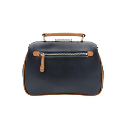 ふるさと納税 パトリックダレスバッグ (No.K3894-60) ネイビー / 木和田 ダレスバッグ 収納力 本革 ショルダーベルト付き 底鋲 重厚感 高級 かば.. 兵庫県豊岡市の画像