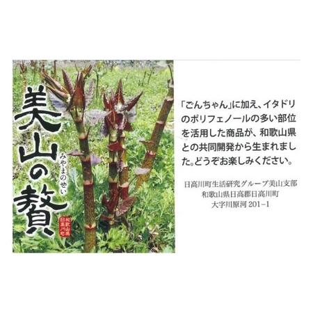 ふるさと納税 M182 【ごんちゃん＋美山の贅】イタドリ加工品４種詰合せセット 和歌山県の画像