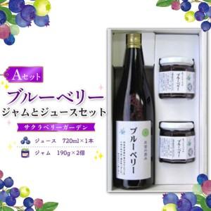 ふるさと納税 （Aセット）ブルーベリージャムとジュースセット