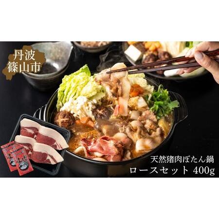 ふるさと納税 ぼたん鍋 猪肉(最高級ロース 400g 2〜3人前) 猪肉 TS-D011-400g 兵庫県丹波篠山市