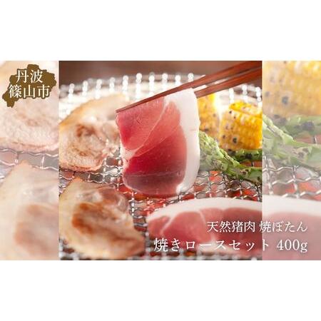 ふるさと納税 猪肉 焼き肉 (最高級ロース 400g (2〜3人前) 猪肉 TS-D013-400g 兵庫県丹波篠山市