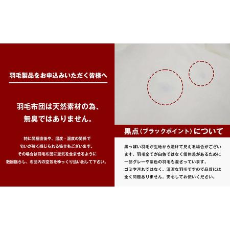 ふるさと納税 薄掛け羽毛 合い掛け 日本製 600g エクセルゴールド 軽量生地 ふわかる1506  兵庫県淡路市の画像