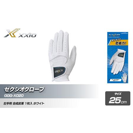 ふるさと納税 ゴルフ ゼクシオグローブ GGG-X020 ホワイト25cm ゴルフグッズ 兵庫県神戸市