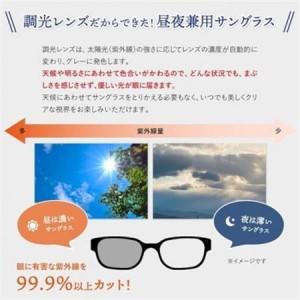ふるさと納税 [ネオ対照]調光黒眼鏡 延性のある脂ひな形・青み 型番:S1049L-PHN【1597599】 福岡県大牟田市