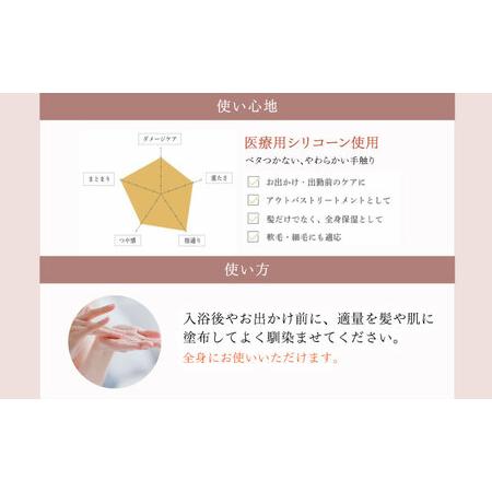 ふるさと納税 【全3回定期便】RIN. ヘアオイル（ゼラニウムフラワーの香り）sodatu.[AOCK024] ヘアオイル 大阪府高槻市