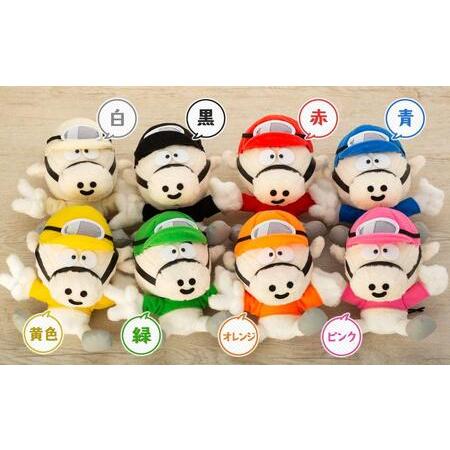 青と赤 2002年製 キャラクターぬいぐるみ