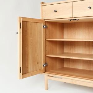 ふるさと納税 旭川家具 MUKU工房オリジナル ジャム カウンターボード 80 北海道ナラ_04903 北海道旭川市の画像