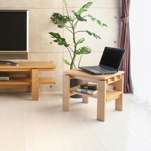 ふるさと納税 旭川家具 MUKU工房オリジナル ノキ サイドテーブル 北海道ナラ_04910 北海道旭川市_1