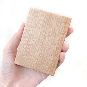ふるさと納税 木製名刺入れ Business card case (ビジネスカードケース)・K_04892 【 ビジネス用品 名刺ケース 名刺 名刺入れ カード入れ 】 北海道旭川市_1