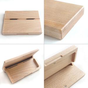 ふるさと納税 木製名刺入れ Business card case (ビジネスカードケース)・K_04892 【 ビジネス用品 名刺ケース 名刺 名刺入れ カード入れ 】 北海道旭川市_2