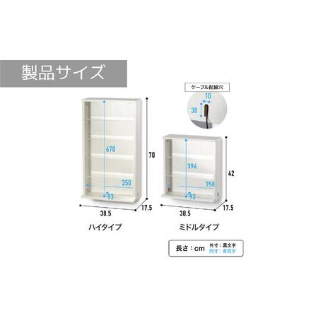 ふるさと納税 【BIBILAB】アクスタマンション（LBR-380M-WW） - 壁に取り付けられる空中コレクションケース 大阪府東大阪市の画像