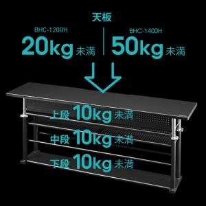ふるさと納税 【Bauhutte】エクステンションデスク（BHC-1200H-BK） - 今あるデスクに奥行きをプラスする拡張天板 大阪府東大阪市_3