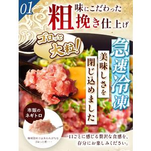 ふるさと納税 【定期便3回】ねぎとろ 1200g（100g×12袋） | 清幸丸水産 大人気 手一巻き弥助 海鮮丼 鮪のユッケ まぐろ 海鮮 小分け 100g.. 千葉県君津市