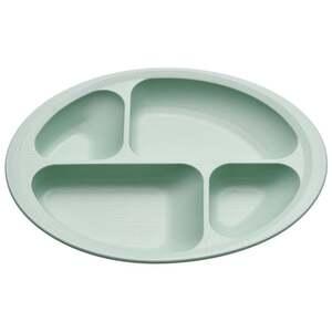 ふるさと納税 すくいやすい 仕切り プレート 食器 皿 プラスチック 丈夫 バイオマス原料使用 スケーター skater NLPS1B グリーン 緑 みどり 男性.. 奈良県奈良市