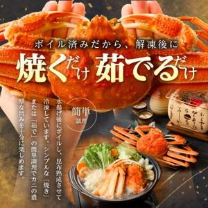 ふるさと納税 【訳あり規格】バルダイ種 ズワイガニ姿 1.5kg（2〜5尾） 大阪府泉佐野市_3
