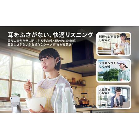 ふるさと納税 Victor 完全ワイヤレスイヤホン HA-NP1T-W（オフホワイト）｜イヤーカフ型 Bluetoothイヤホン AJZ0014VC05 神奈川県横浜市_3